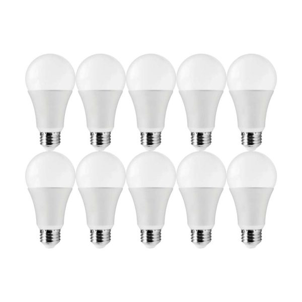 10Pk - 14W A19 LED 3000K Medium base 220 deg. Beam Angle - 100W equiv Cheap