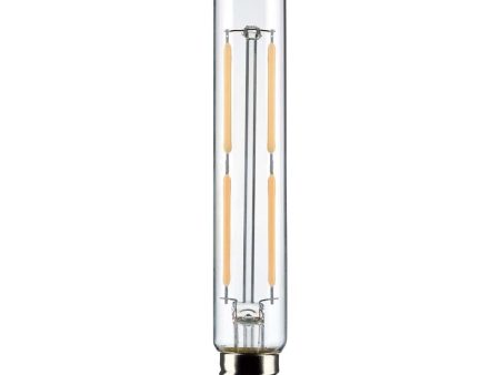 Satco 4W T6.5 LED Clear Intermediate Base 3000K Soft White 400 Lumens 120v Online Hot Sale