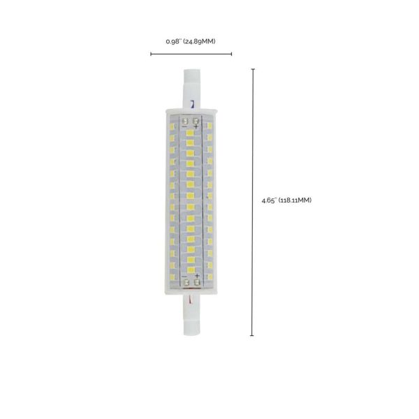 10W LED T3 118mm R7S Base 4000K 200 Beam Angle Double Ended Bulb 120v Online now