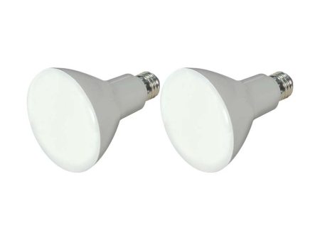 2Pk - 7.5W BR30 LED 2700K Medium base 105 deg. Beam Angle 120v Sale