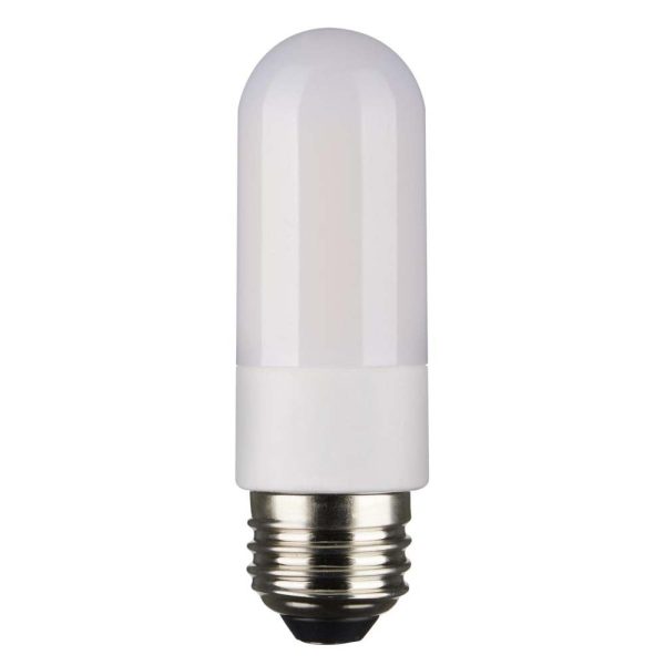 8W 120v T10 LED Frosted E26 3000K High Lumen Tubular Bulb Carded - 60w equiv Online Hot Sale