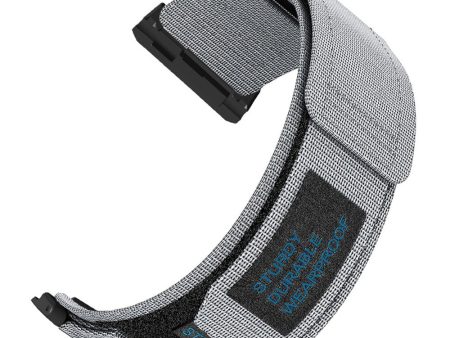 Xiaomi Watch H1 Outdoor Climbing Watch Strap Magic Tape Breathable Nylon Band - Grey Sale