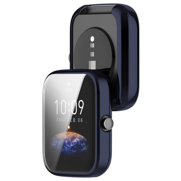 Amazfit Bip 3   Bip 3 Pro electroplating cover - Midnight Blue Fashion