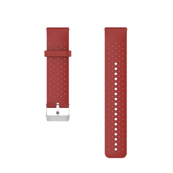 20mm silicone quick release watch strap for Huawei watch - Wine Red Online now