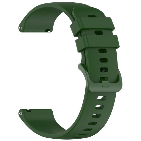 Garmin Forerunner 265   Forerunner 255 Silicone Watch Band 22mm Quick Release Replacement Strap - Army Green For Discount