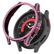 Samsung Galaxy Watch 5 Pro protective cover with tempered glass - Black   Pink on Sale