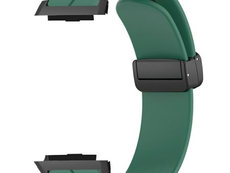 Xiaomi Watch H1 Watchband Soft Silicone Watch Strap with Magnetic Buckle - Army Green Cheap