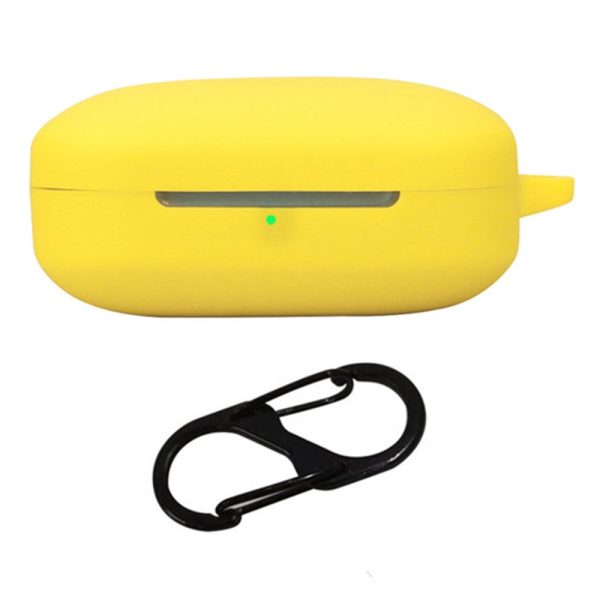 Oppo Enco X3i Earphone Case Earbud Silicone Protective Cover with Hanging Buckle - Yellow Online