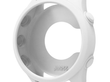 Garmin Forerunner 255 Watch Case Drop-Resistant Silicone Watch Cover - White Sale