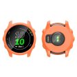 Garmin Forerunner 255 Watch Case Drop-Resistant Silicone Watch Cover - Orange Cheap