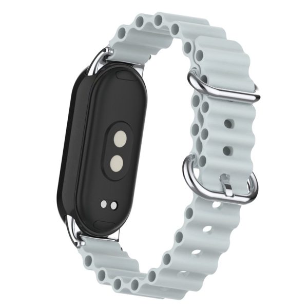 Xiaomi Smart Band 8 silicone strap with connector - Grey Online now