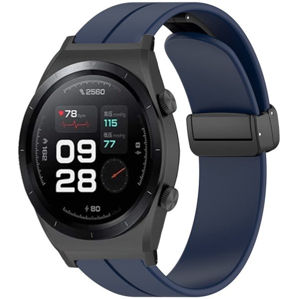 Xiaomi Watch H1 Watchband Soft Silicone Watch Strap with Magnetic Buckle - Midnight Blue on Sale