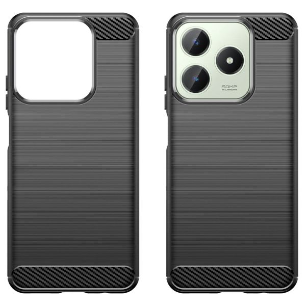 Carbon Flex Realme C61   Realme C63 cover - Black For Sale