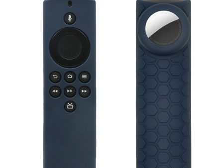 2-in-1 Amazon Fire TV Stick Lite   AirTag silicone cover - Navy Blue Online Sale