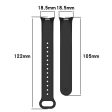 Xiaomi Smart Band 8 silicone strap with metal connector - Black Cheap