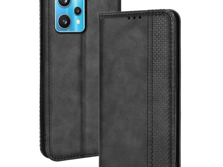 Bofink Vintage Realme 9 Pro leather case - Black Sale