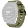 Watchband for Garmin Fenix 8 51mm   Enduro 3   Instinct 2X Universal 26mm Quick Release Nylon Canvas Watch Strap - Olive Green on Sale