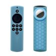 2-in-1 Amazon Fire TV Stick Lite   AirTag silicone cover - Noctilucence Blue Hot on Sale