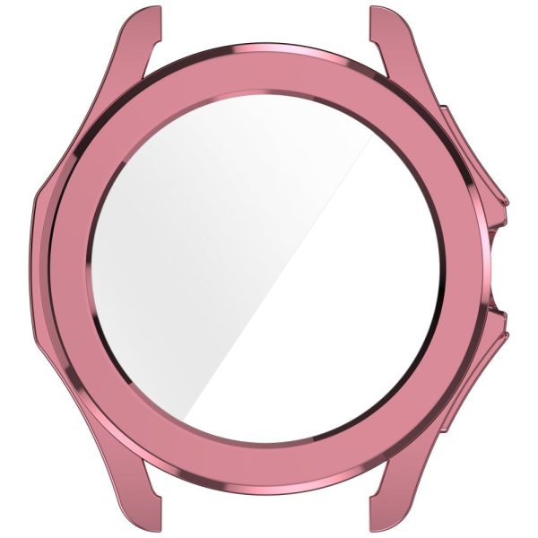 Xiaomi Watch S4 Sport Flexible Watch Case Electroplating Overall Protective Cover Built-In Screen Film - Pink Cheap