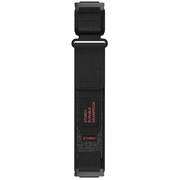 Xiaomi Watch H1 Outdoor Climbing Watch Strap Magic Tape Breathable Nylon Band - Black Cheap