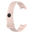 Xiaomi Redmi Smart Band Pro solid color silicone watch strap - Pink Hot on Sale