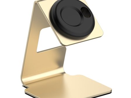 Watch charger stand for Garmin watch - Gold Online now