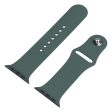 Apple Watch (45mm) silicone watch strap + tempered glass cover - Green Supply