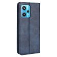 Bofink Vintage Realme 9 Pro leather case - Blue Supply