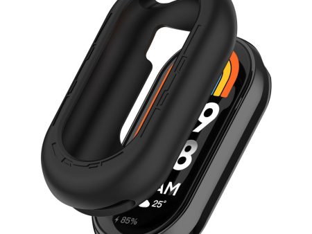 Xiaomi Mi Band 9   9 NFC Silicone Watch Case Anti-collision Protection Frame - Black Online now