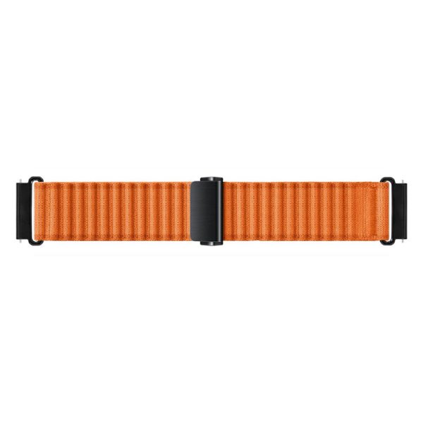 22mm Nylon Band for Huawei Watch 4   4 Pro   GT 4 46mm Wave Design Watch Strap - Orange Supply