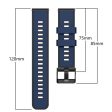 18mm Universal dual color silicone strap - Sky Blue   Black Online Sale