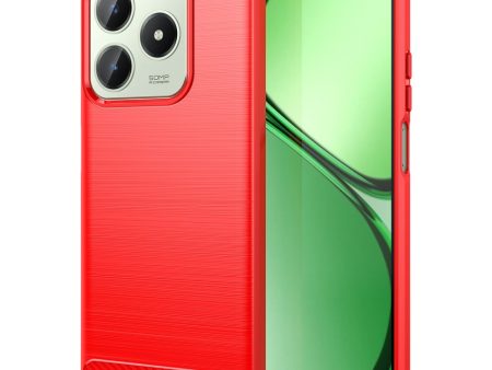 Carbon Flex Realme C61   Realme C63 cover - Red Sale