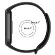 Xiaomi Smart Band 8 silicone strap with metal connector - Black Cheap