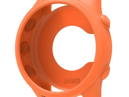 Garmin Forerunner 255 Watch Case Drop-Resistant Silicone Watch Cover - Orange Cheap