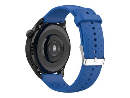 22mm silicone quick release watch strap for Huawei watch - Blue on Sale