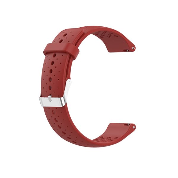 20mm silicone quick release watch strap for Huawei watch - Wine Red Online now