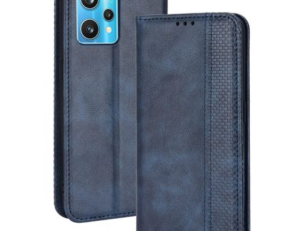 Bofink Vintage Realme 9 Pro leather case - Blue Supply