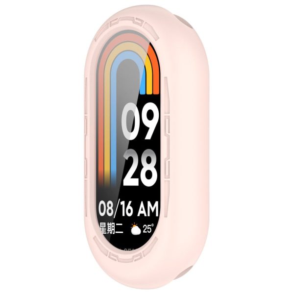 Xiaomi Mi Band 9   9 NFC Silicone Watch Case Anti-collision Protection Frame - Pink For Discount