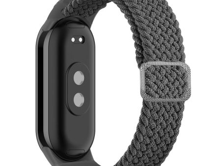 Xiaomi Smart Band 8 elastic nylon braid style strap - Grey Online Sale