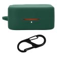 Nothing CMF Buds Pro 2 Case Bluetooth Earphone Silicone Cover with Anti-Lost Buckle - Blackish Green Online now