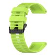 22mm Garmin Forerunner 945   Fenix 6   5 silicone watch strap - Green on Sale