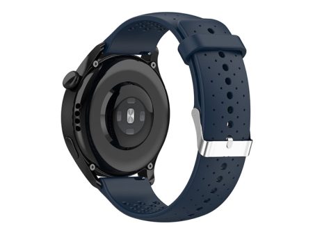 22mm silicone quick release watch strap for Huawei watch - Navy Blue on Sale