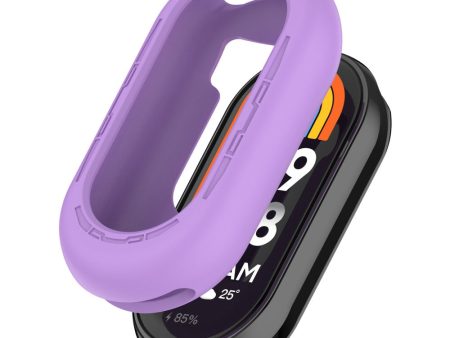 Xiaomi Mi Band 9   9 NFC Silicone Watch Case Anti-collision Protection Frame - Purple Hot on Sale