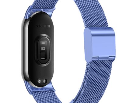 Xiaomi Smart Band 8 milanese metal strap with buckle - Blue Sale