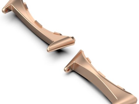 1 Pair 22mm Watch Band Connector for Google Pixel Watch 3 45mm Stainless Steel Connection Adapter - Rose Gold Discount