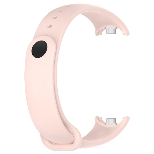 Xiaomi Smart Band 8 silicone strap with metal connector - Pink For Cheap