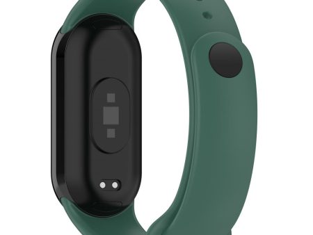 Xiaomi Smart Band 8 silicone strap with metal connector - Green Discount