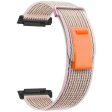 Xiaomi Watch H1 Nylon Watch Band Adjustable Loop Fastener Strap - Pink For Sale