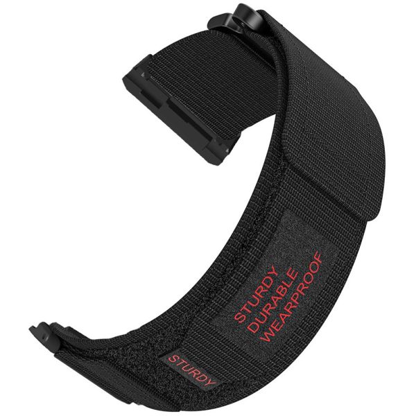 Xiaomi Watch H1 Outdoor Climbing Watch Strap Magic Tape Breathable Nylon Band - Black Cheap