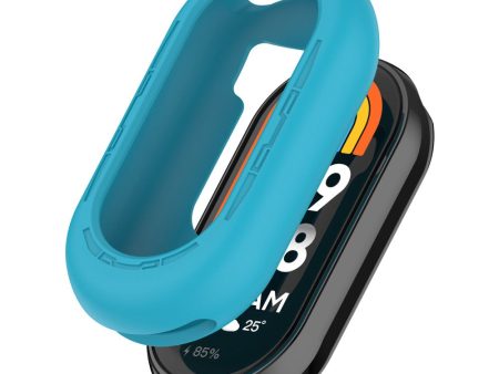 Xiaomi Mi Band 9   9 NFC Silicone Watch Case Anti-collision Protection Frame - Sky Blue For Discount